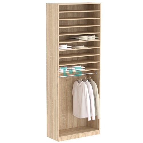 Торговый стеллаж из ДСП для одежды №6