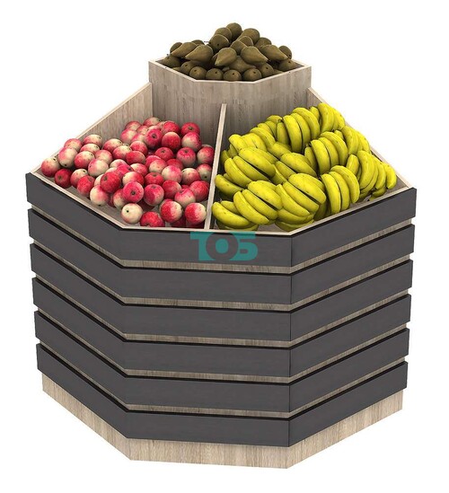 Прилавок FRUIT-COURT №3ДП