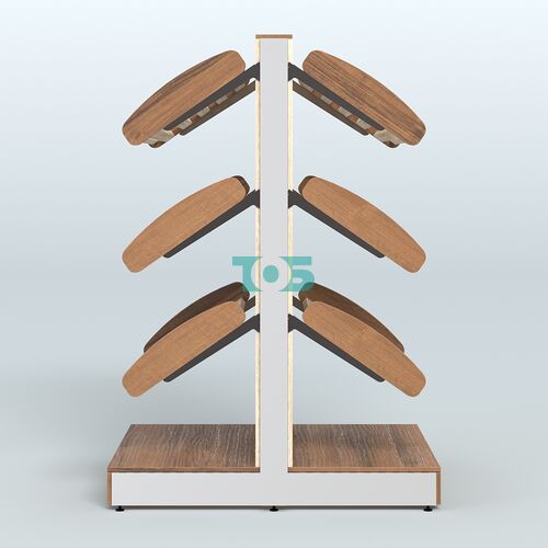 Островной низкий стеллаж для хлеба и выпечки Феникс №1