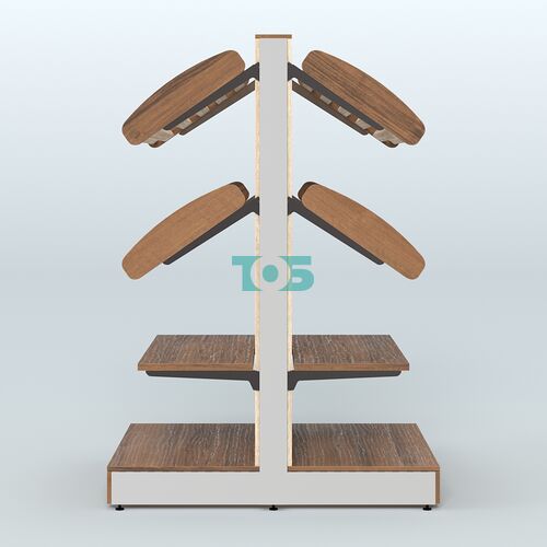 Островной низкий стеллаж для хлеба и выпечки Феникс №2