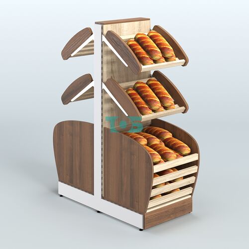 Островной низкий стеллаж для хлеба и выпечки Феникс №5