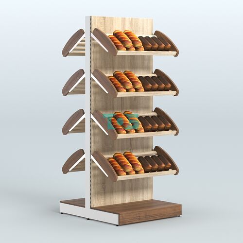 Островной высокий стеллаж для хлеба и выпечки Феникс №2