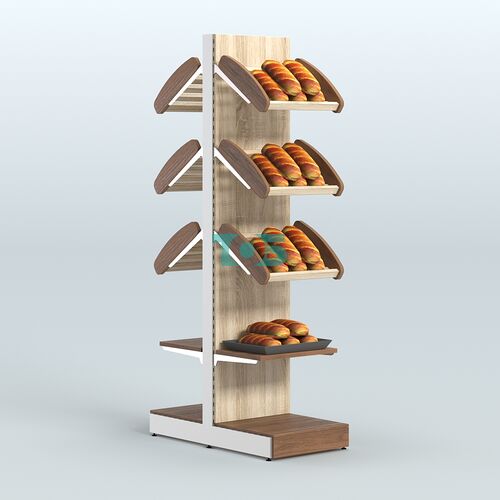 Островной высокий стеллаж для хлеба и выпечки Феникс №13