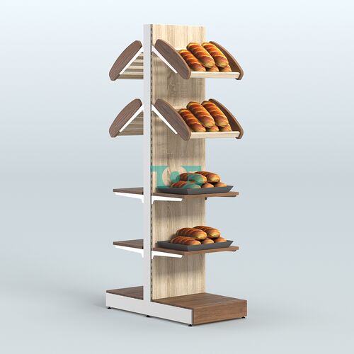 Островной высокий стеллаж для хлеба и выпечки Феникс №17