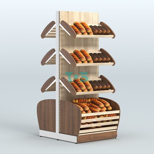 Островной высокий стеллаж для хлеба и выпечки Феникс №1