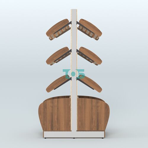 Островной высокий стеллаж для хлеба и выпечки Феникс №1