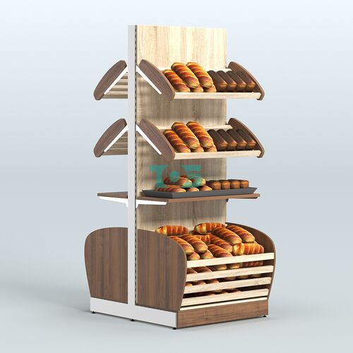 Островной высокий стеллаж для хлеба и выпечки Феникс №10