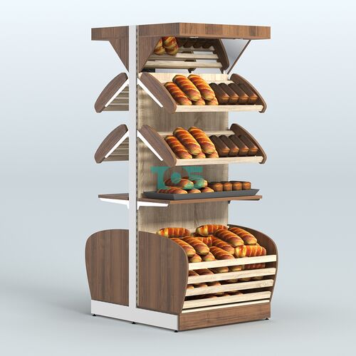 Островной высокий стеллаж для хлеба и выпечки Феникс №11