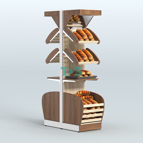 Островной высокий стеллаж для хлеба и выпечки Феникс №11
