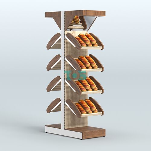 Островной высокий стеллаж для хлеба и выпечки Феникс №5