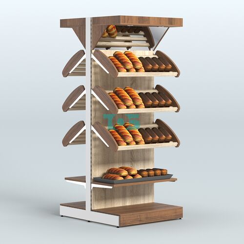 Островной высокий стеллаж для хлеба и выпечки Феникс №9