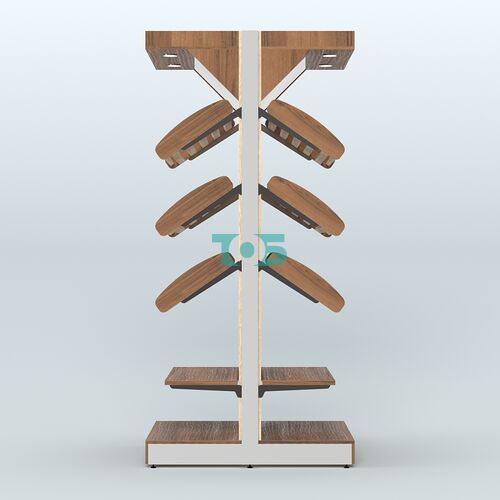 Островной высокий стеллаж для хлеба и выпечки Феникс №9