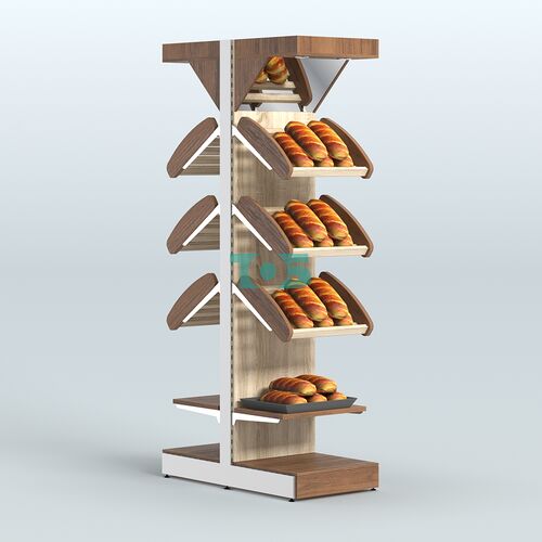 Островной высокий стеллаж для хлеба и выпечки Феникс №14