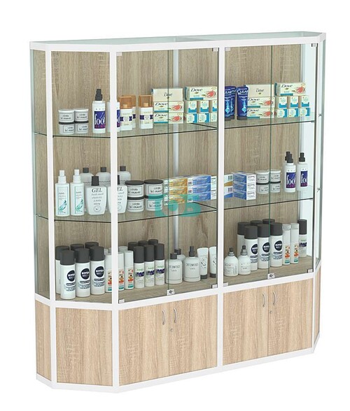 Витрина из профиля Трапеция №2 (2-ух метровая)