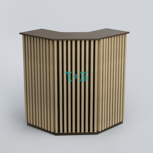 Ресепшен угловой серии ВЕРТИКАЛЬ №3