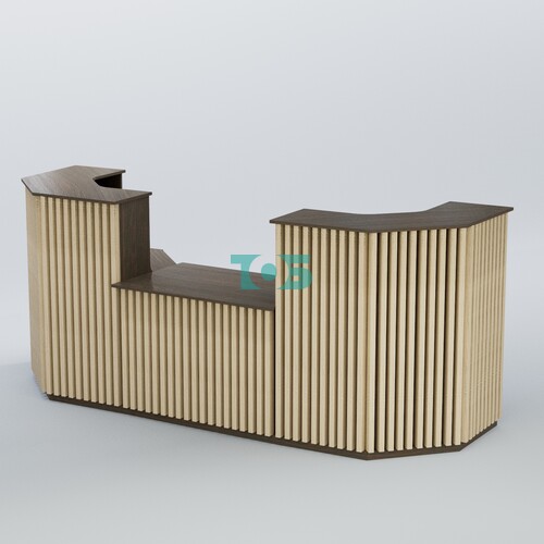 Ресепшен со столом выдачи серии ВЕРТИКАЛЬ №7