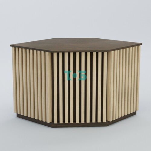 Ресепшен - стол угловой серии ВЕРТИКАЛЬ №10