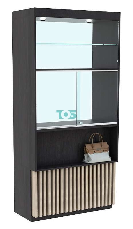 Витрина-прилавок с планками серии ВЕРТИКАЛЬ №1