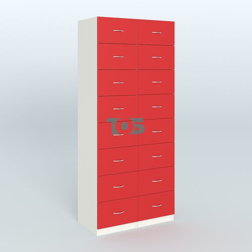 Шкаф для аптек - картотека серии RED №8 