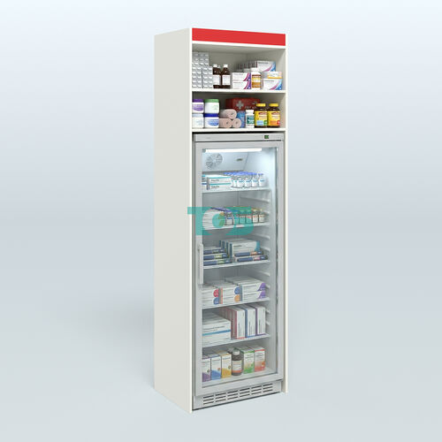 Короб для аптечного холодильника с полками №2