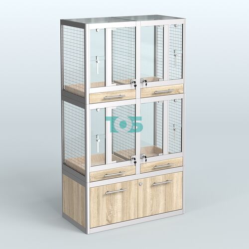 Витрина малая для продажи птиц в зоомагазин серии ЖАКО-02