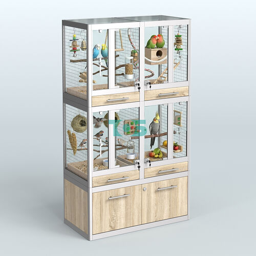 Витрина малая для продажи птиц в зоомагазин серии ЖАКО-02