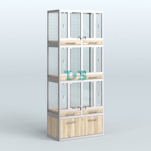 Витрина средняя для продажи птиц в зоомагазин серии ЖАКО-03