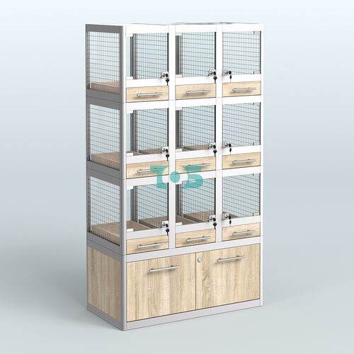 Витрина большая для продажи птиц в зоомагазин серии ЖАКО-04