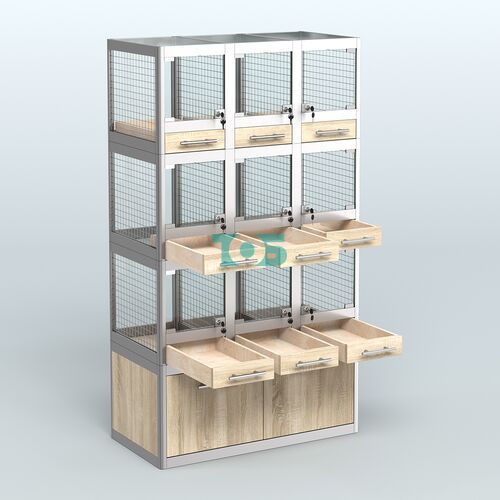 Витрина большая для продажи птиц в зоомагазин серии ЖАКО-04