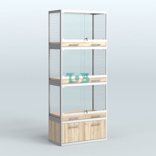 Витрина средняя для продажи средних млекопитающих в зоомагазин серии КУНЬИ-03