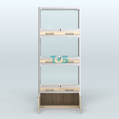 Витрина средняя для продажи средних млекопитающих в зоомагазин серии КУНЬИ-03