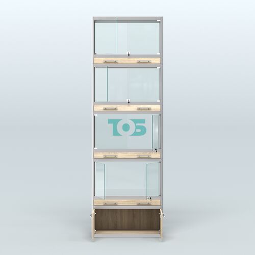 Витрина большая для продажи средних млекопитающих в зоомагазин серии КУНЬИ-04