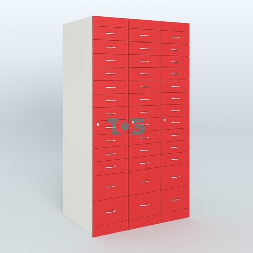 Рецептурный шкаф для аптек METACASE №3 глубиной 800 мм (39 ящиков)