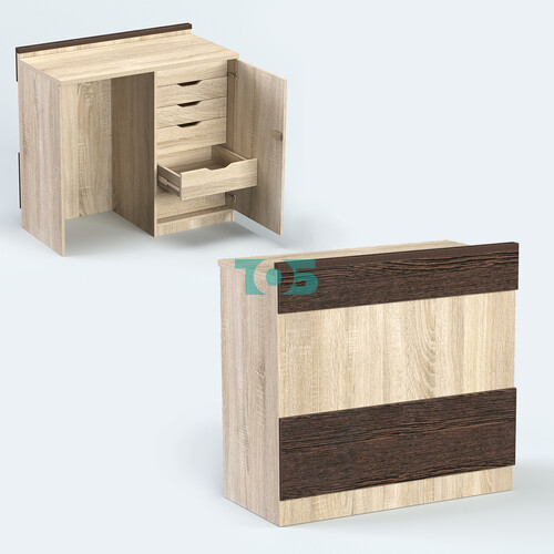 Стол - верстак с ящиками и дверью №1