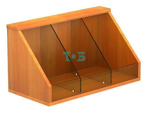 Конфетница №2 568 мм на полку для стеллажа 600 мм