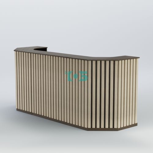 Ресепшен со скошенными углами серии ПРИЛИВ №6