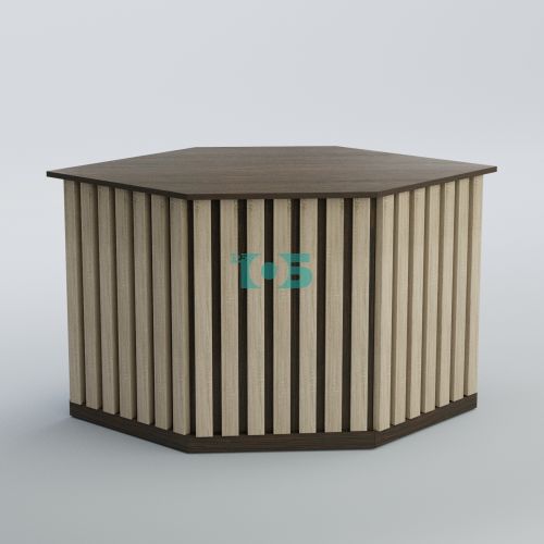 Ресепшен - стол угловой серии ПРИЛИВ №10