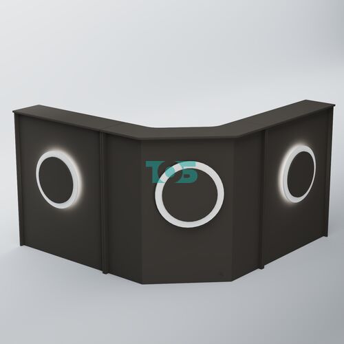 Ресепшен Г-образный КРУГ №3