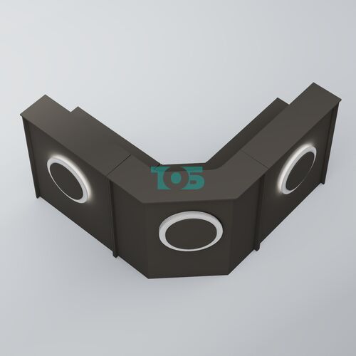 Ресепшен Г-образный КРУГ №3