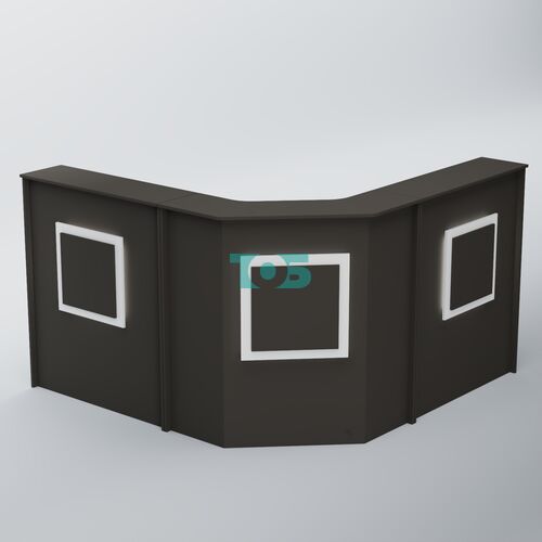 Ресепшен Г-образный КВАДРАТ №3