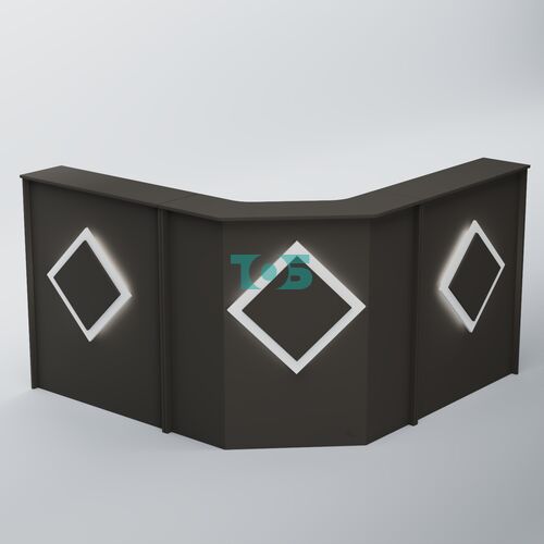 Ресепшен Г-образный РОМБ №3