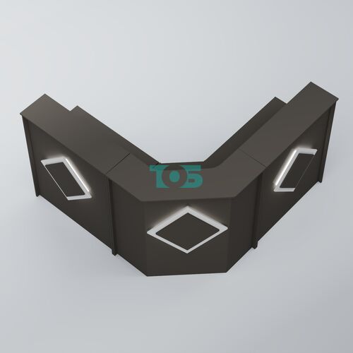 Ресепшен Г-образный РОМБ №3