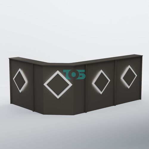 Ресепшен угловой большой РОМБ №4