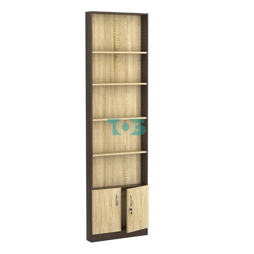 Стеллаж из ДСП с 4-мя полками 100x600 мм серии LEVEL-4 №1 (З/C - ДВП)