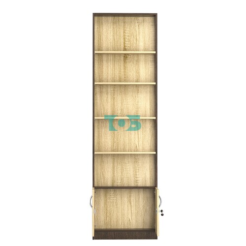 Стеллаж из ДСП с 4-мя полками 100x600 мм серии LEVEL-4 №1 (З/C - ДВП)