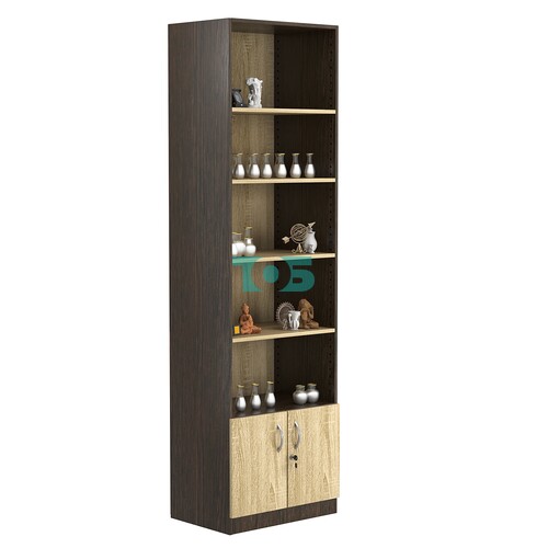 Стеллаж из ДСП с 4-мя полками 400x600 мм серии LEVEL-4 №7 (З/C - ДВП)