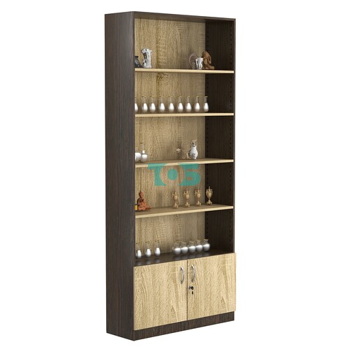 Стеллаж из ДСП с 4-мя полками 300x900 мм серии LEVEL-4 №12 (З/C - ДВП)