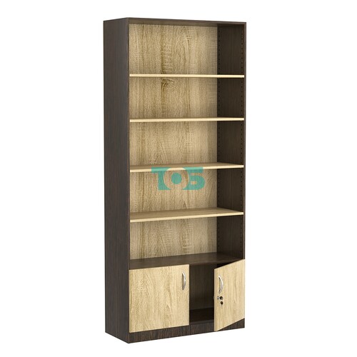 Стеллаж из ДСП с 4-мя полками 350x900 мм серии LEVEL-4 №13 (З/C - ДВП)