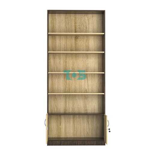 Стеллаж из ДСП с 4-мя полками 350x900 мм серии LEVEL-4 №13 (З/C - ДВП)