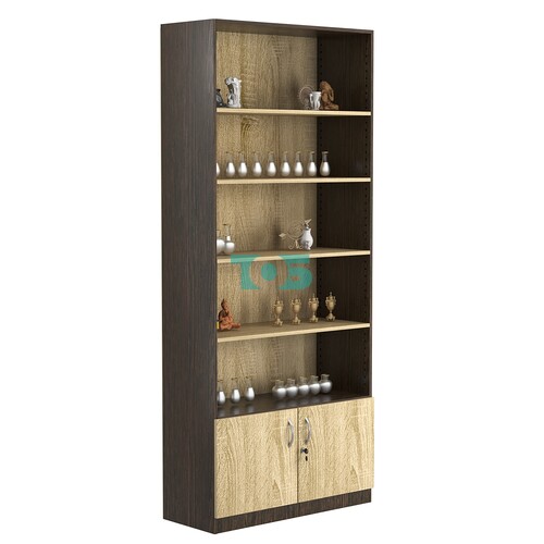 Стеллаж из ДСП с 4-мя полками 350x900 мм серии LEVEL-4 №13 (З/C - ДВП)